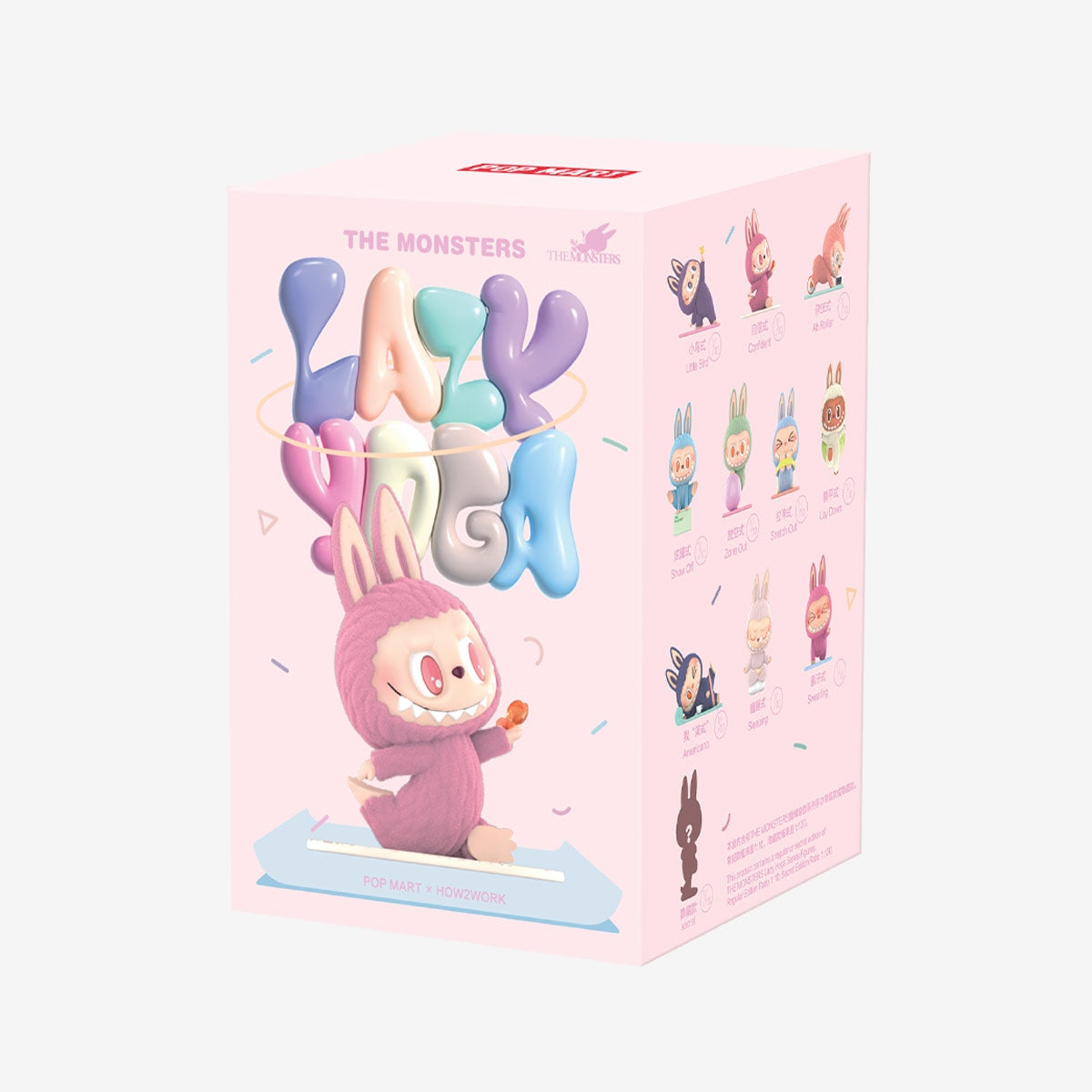 The Monsters Labubu Lazy Yoga Series Figures Blind Box