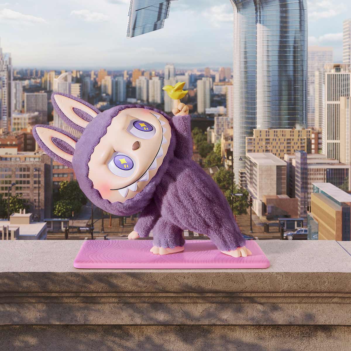 The Monsters Labubu Lazy Yoga Series Figures Blind Box