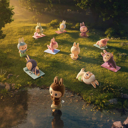 The Monsters Labubu Lazy Yoga Series Figures Blind Box