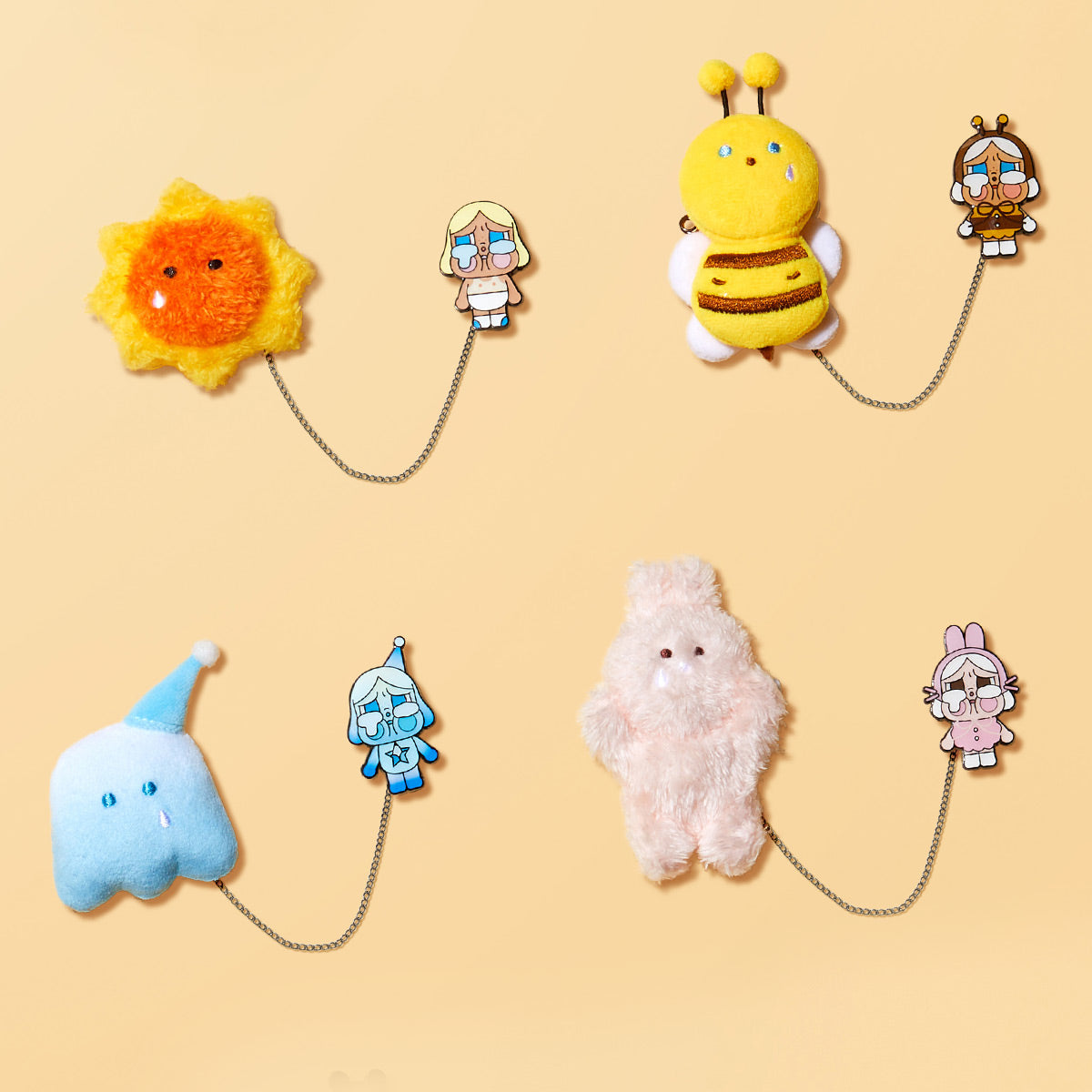 CRYBABY Crying Again Series Plush Badge Blind Box