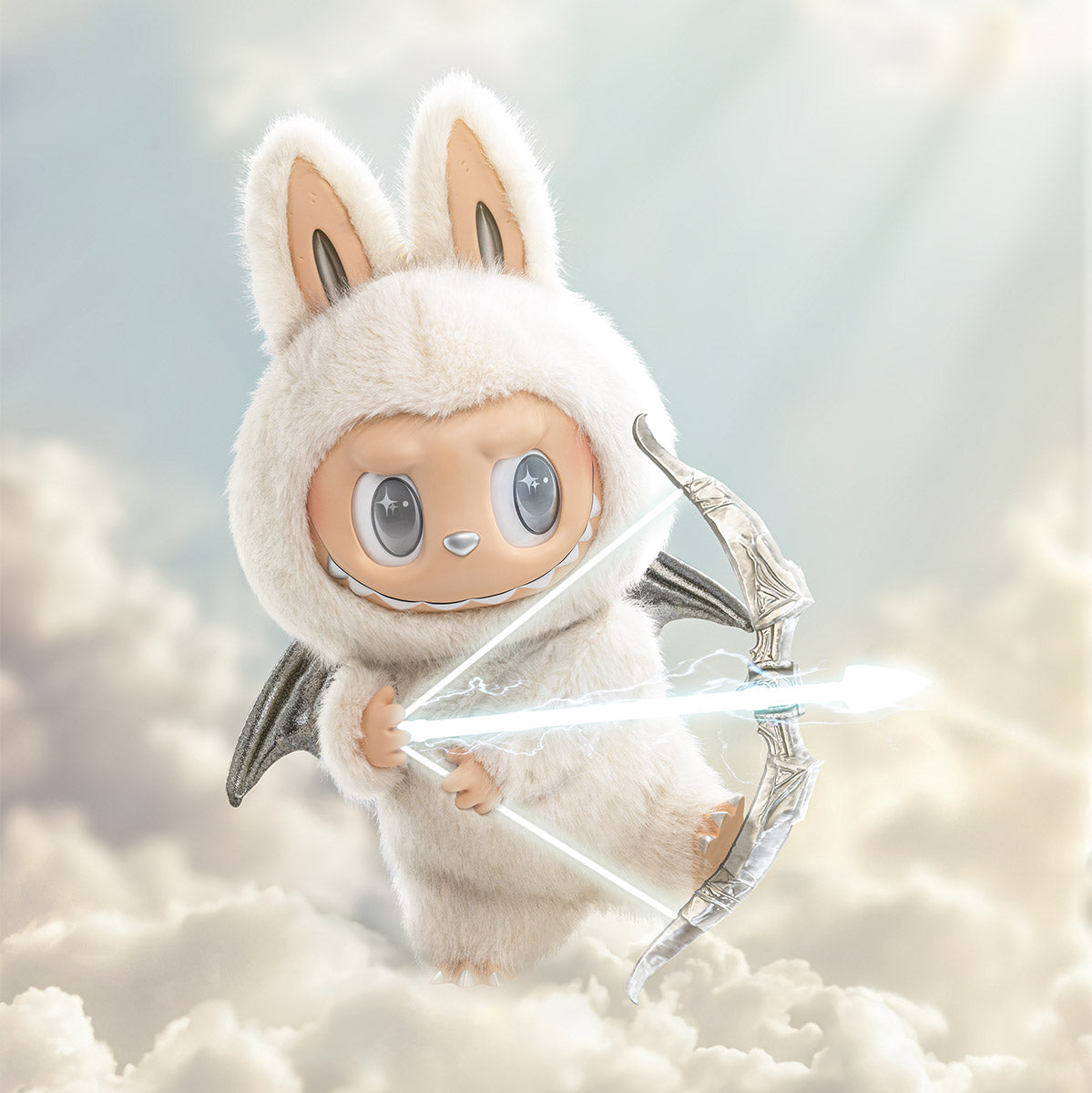 THE MONSTERS Labubu Zimomo ANGEL IN CLOUDS Vinyl Face Doll