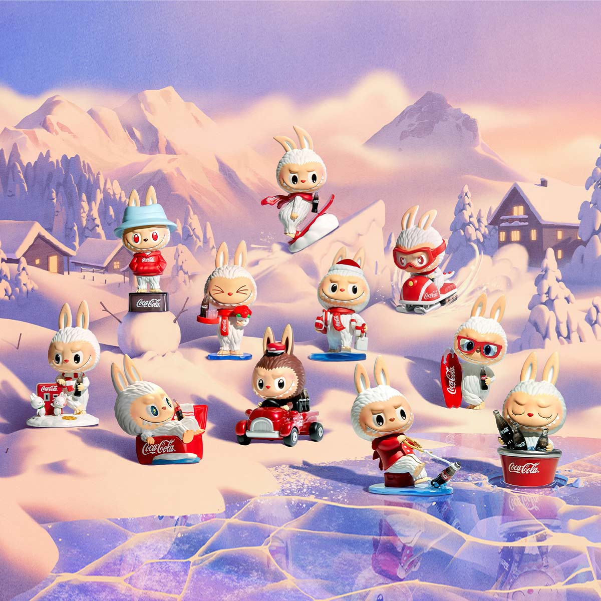 The Monsters Labubu Coca-Cola Series Figures Blind Box