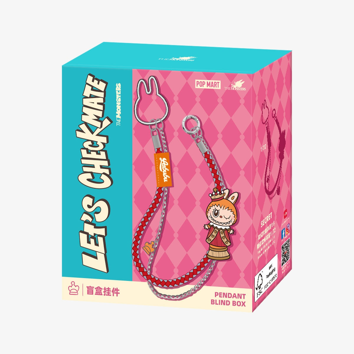 The Monsters Labubu Let's Checkmate Series-Pendant Blind Box