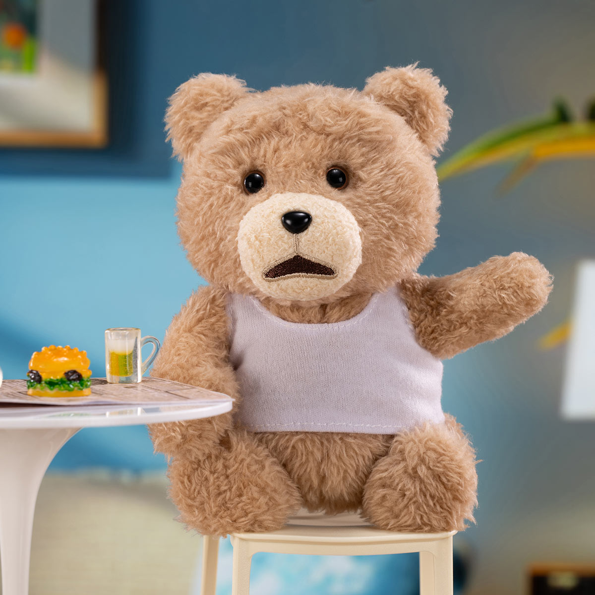 Ted2 Teddy Bear Action Plush Pendant