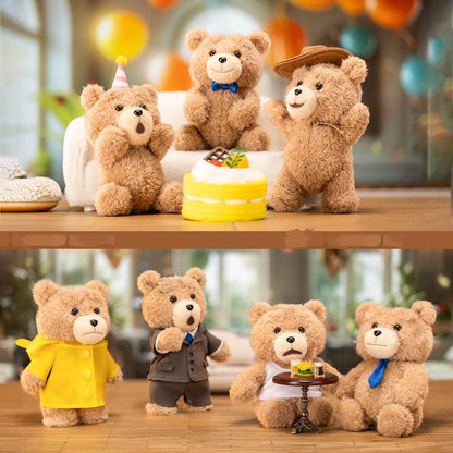 Ted2 Teddy Bear Action Plush Pendant