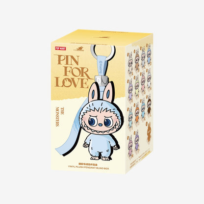 THE MONSTERS Labubu PIN FOR LOVE SERIES Vinyl Plush Pendant Blind Box (A-M)