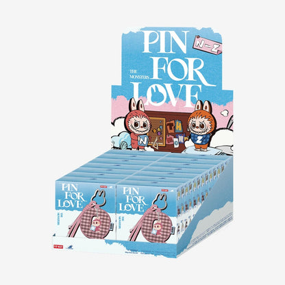 THE MONSTERS Labubu PIN FOR LOVE SERIES Letter Pendant Blind Box (N-Z)