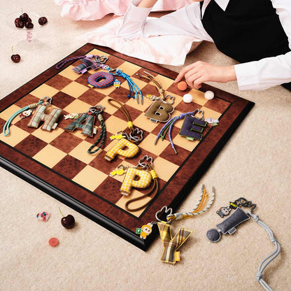 THE MONSTERS Labubu PIN FOR LOVE SERIES Letter Pendant Blind Box (N-Z)