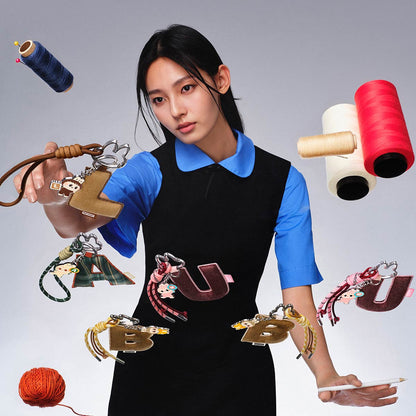 THE MONSTERS Labubu PIN FOR LOVE SERIES Letter Pendant Blind Box (N-Z)