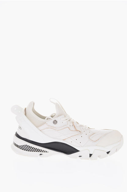 calvin klein 205w39nyc 10 DISTRESSED CALF NEOPRENE leather and neoprene CARLOS 10 sneakers