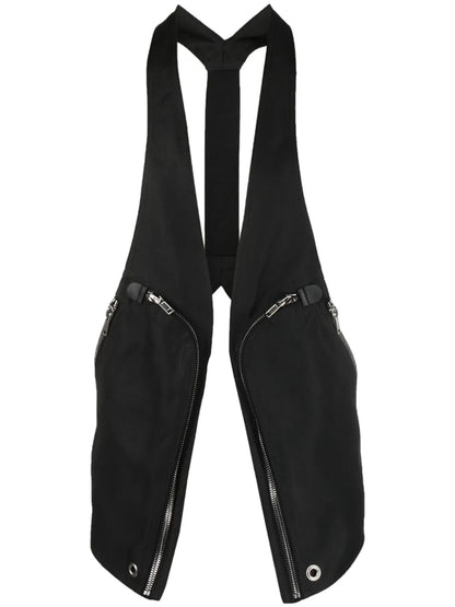 Rick Owens Black Bauhaus Vest