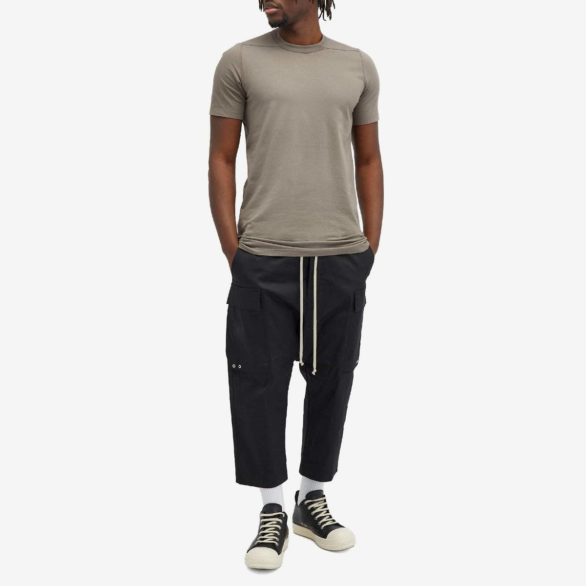 Rick Owens Level T-Shirt in Dust