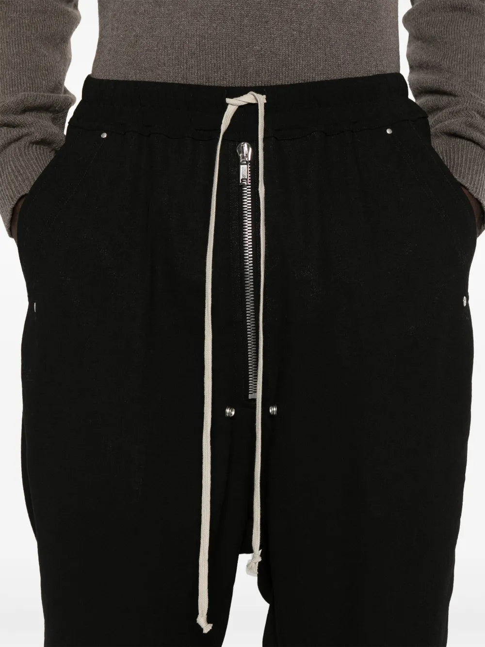 Rick Owens Bela Pods Drop-Crotch Shorts