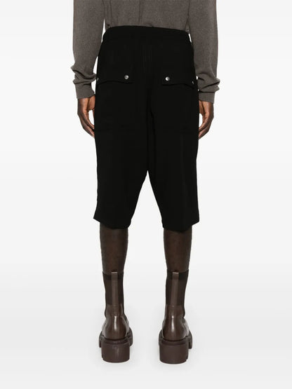 Rick Owens Bela Pods Drop-Crotch Shorts