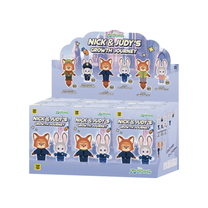 Top Toy Disney Zootopia Nick & Judy's Growth Journey Series Blind Box | zberateľská figúrka Top Toy