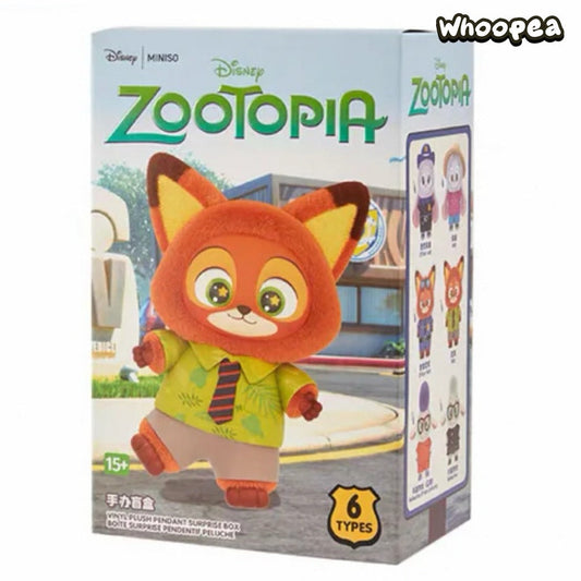 Miniso Disney Zootopia Vinyl Plush Pendant Blind Box