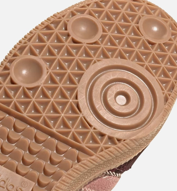 Adidas Samba OG Maroon Sand Strata Pony Womens