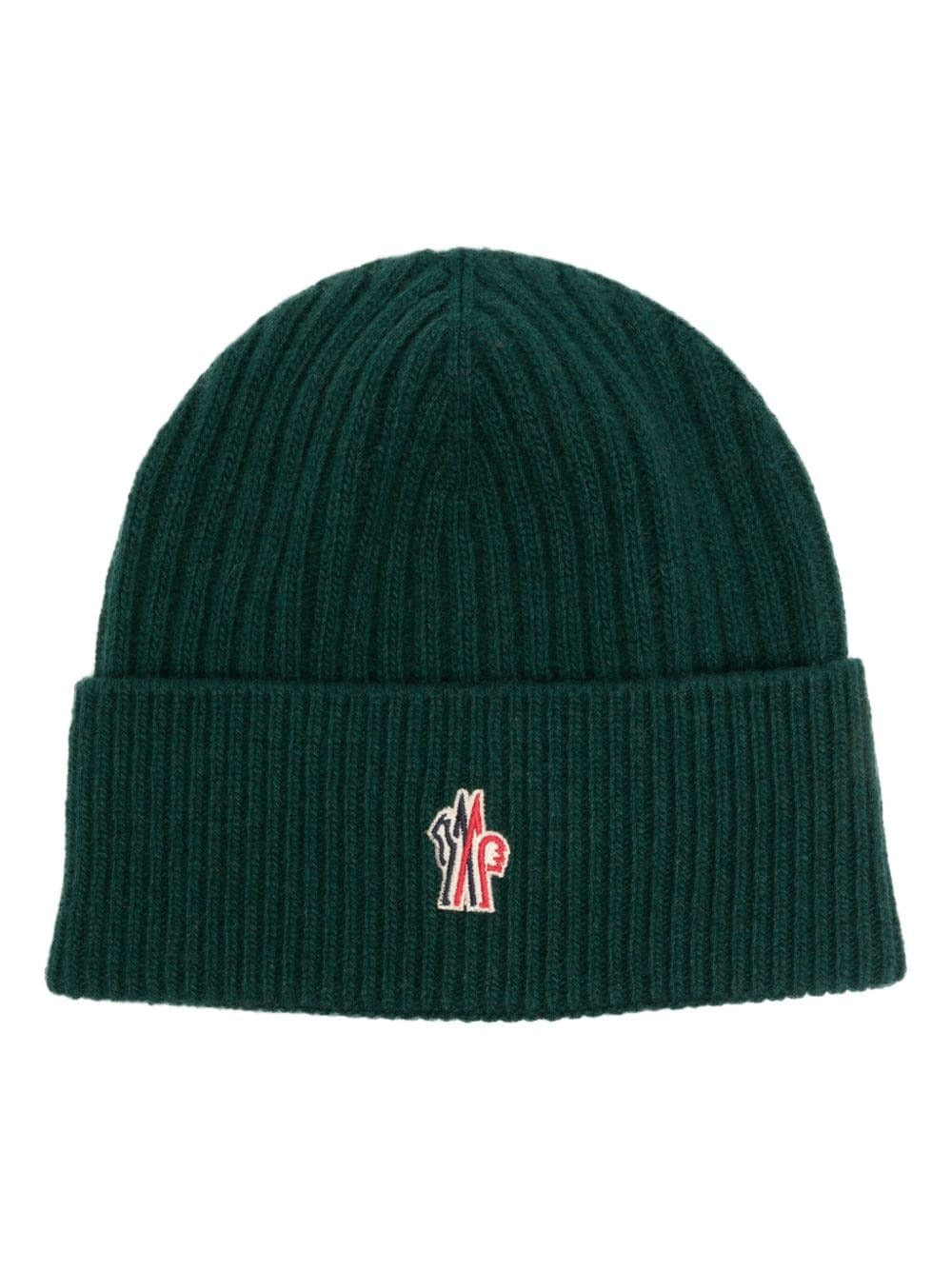 Moncler Unisex beanie with logo green