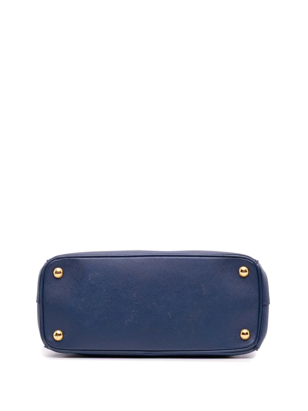 Prada Shopping Saffiano Lux small Galleria Double Zip Satchel bag Bluette