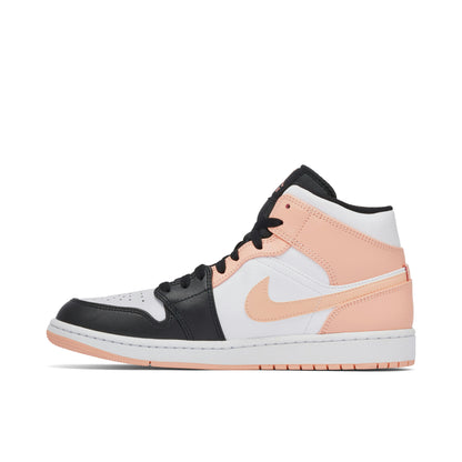Air Jordan 1 Mid Arctic Orange Black Toe Crimson Tint