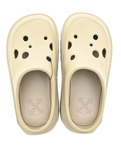 Off White Spongesole Meteor Clogs Neutrals Sponge Sole Meteor Slipper Beige
