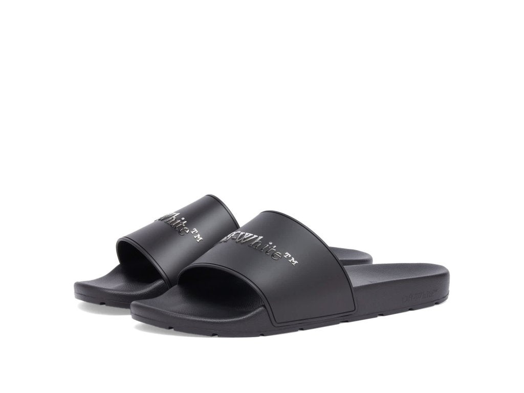 Off White Bookish Gradient Slide Sandal