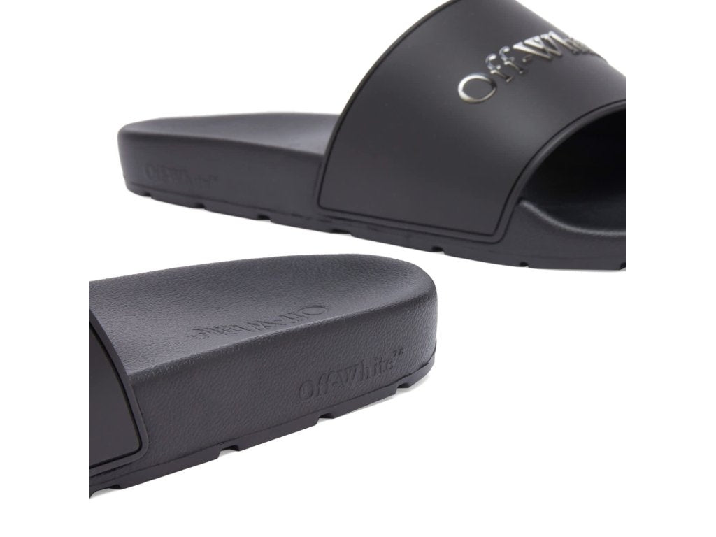 Off White Bookish Gradient Slide Sandal