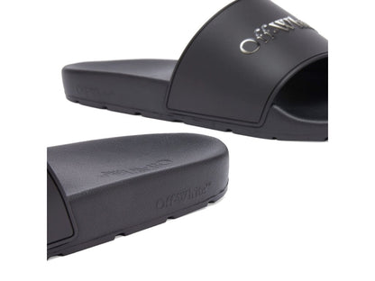 Off White Bookish Gradient Slide Sandal