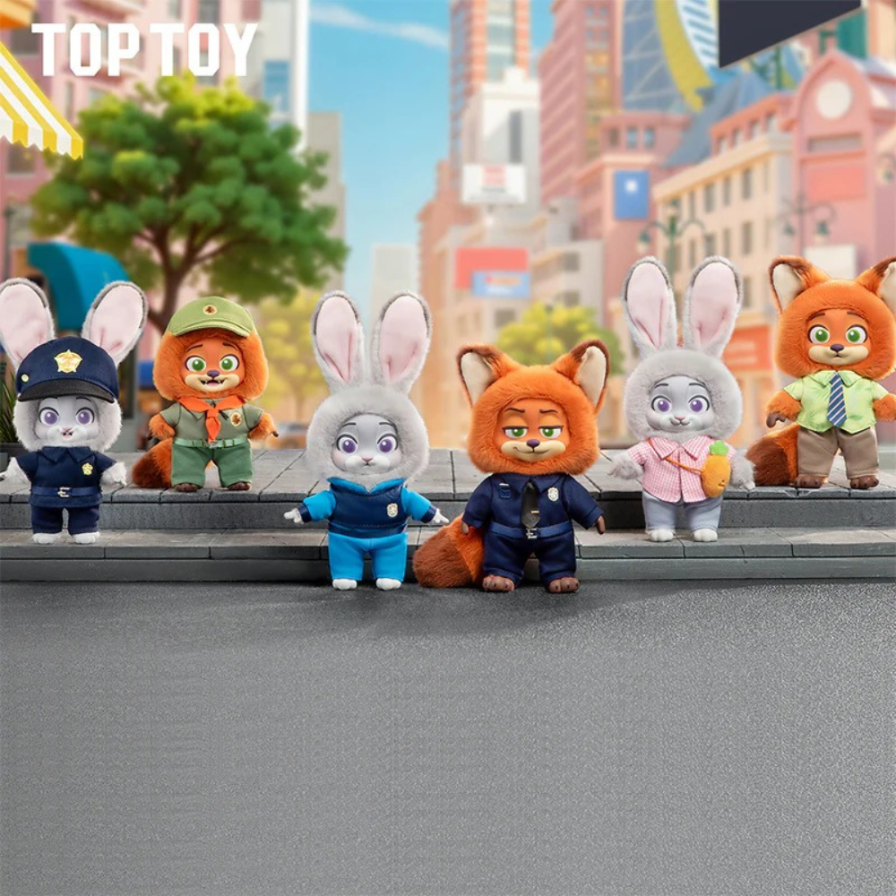 Top Toy Disney Zootopia Nick & Judy's Growth Journey Series Blind Box | zberateľská figúrka Top Toy