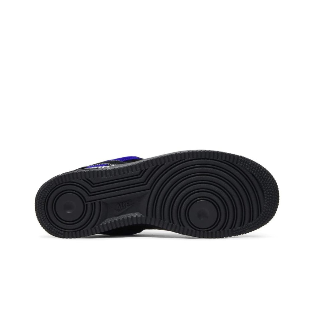 Nike Air Force 1 Low Louis Vuitton By Virgil Abloh Black Metallic Silver Yellow