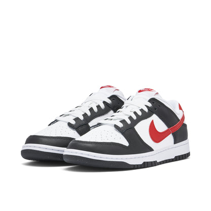 Nike Dunk Low White Black Red
