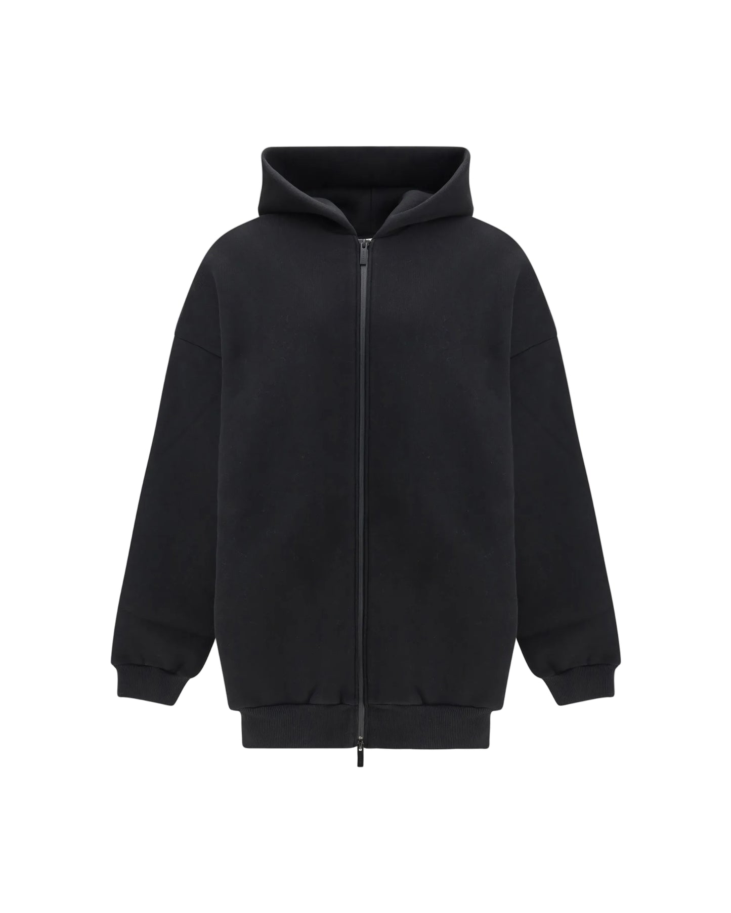 Fear of God cotton-nylon zip-up hoodie black