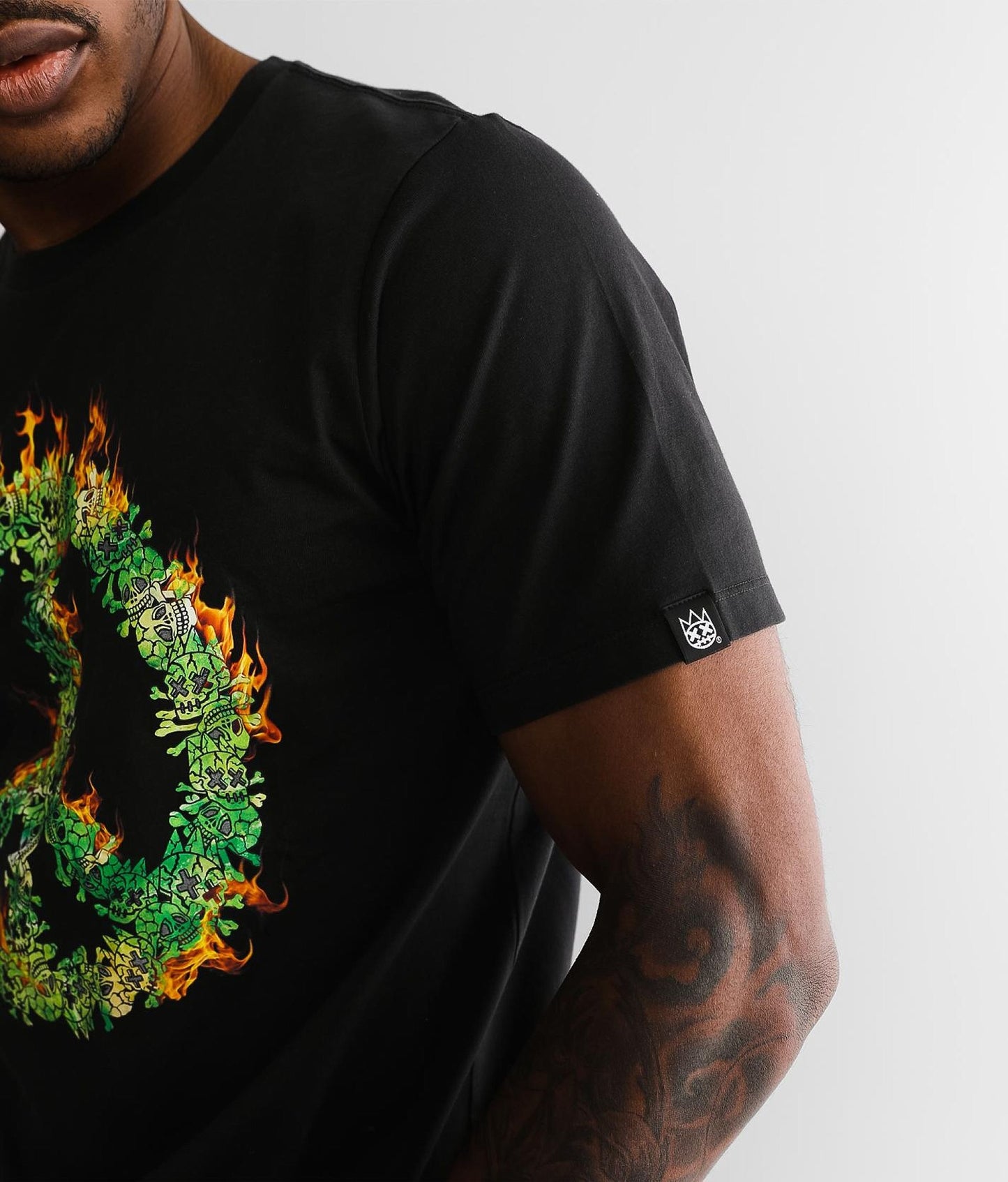 Cult of Individuality Peace Sign T-Shirt Black