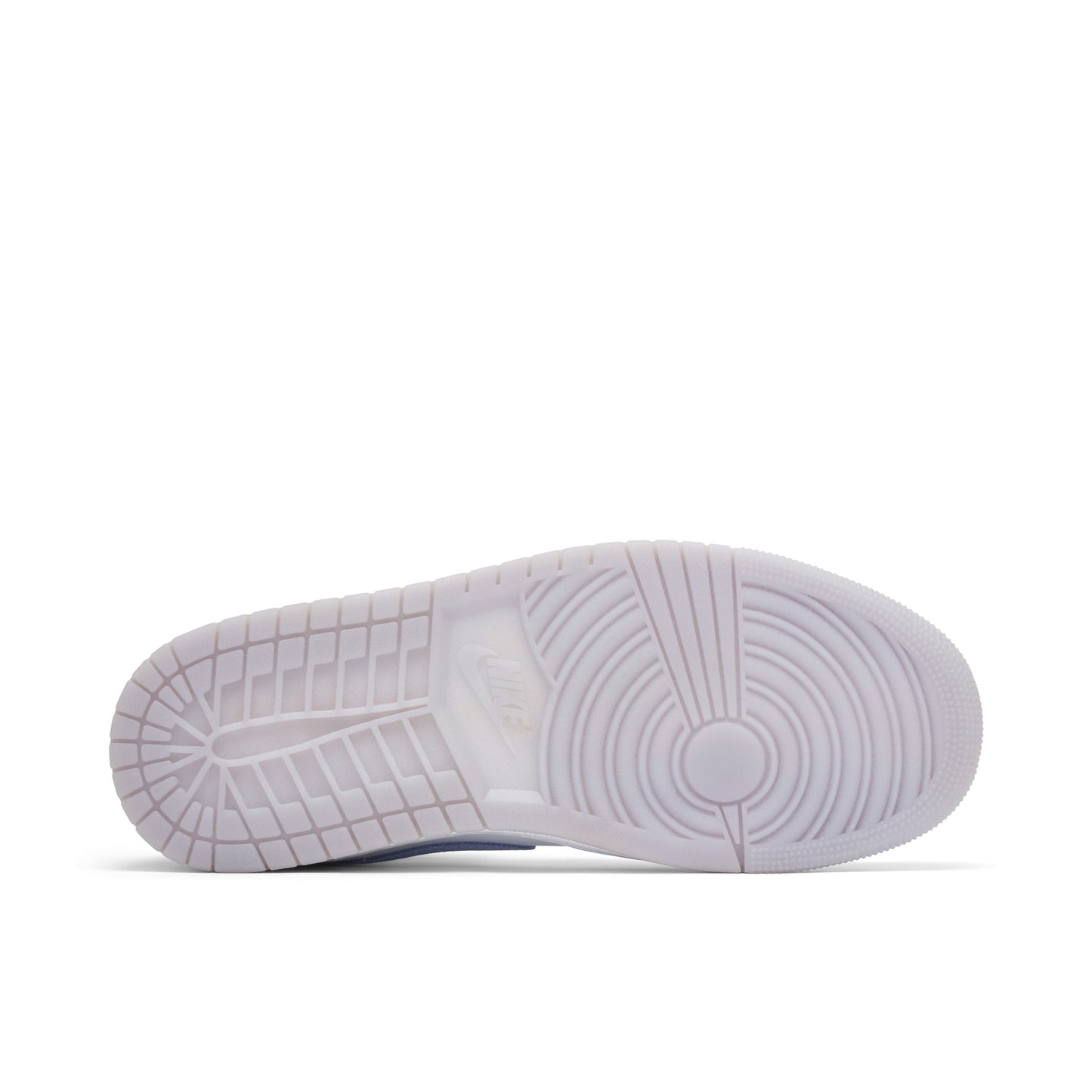 Air Jordan 1 Mid Wolf Grey Aluminum Blue (Women's)