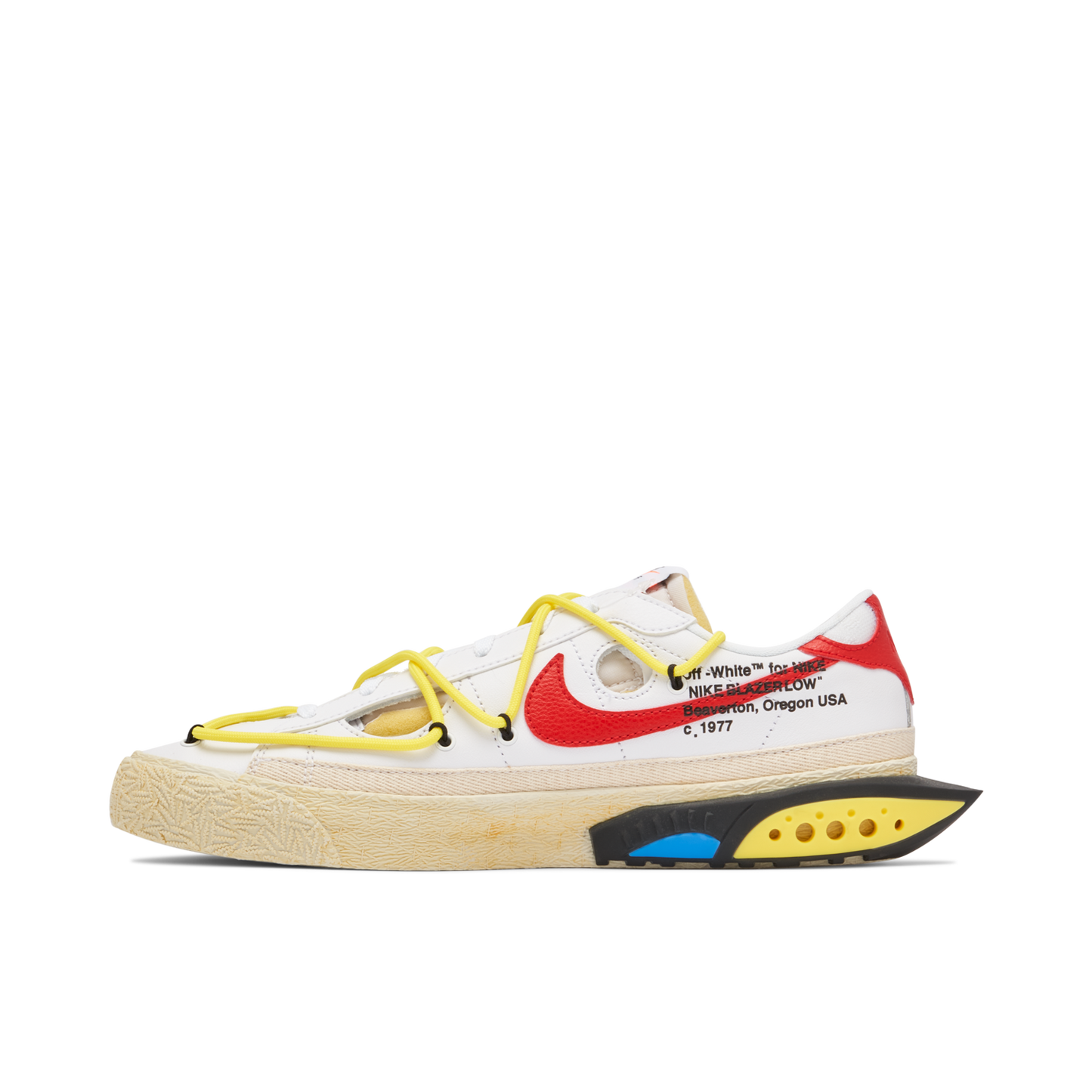 Off-White x Nike Blazer Low White University Red