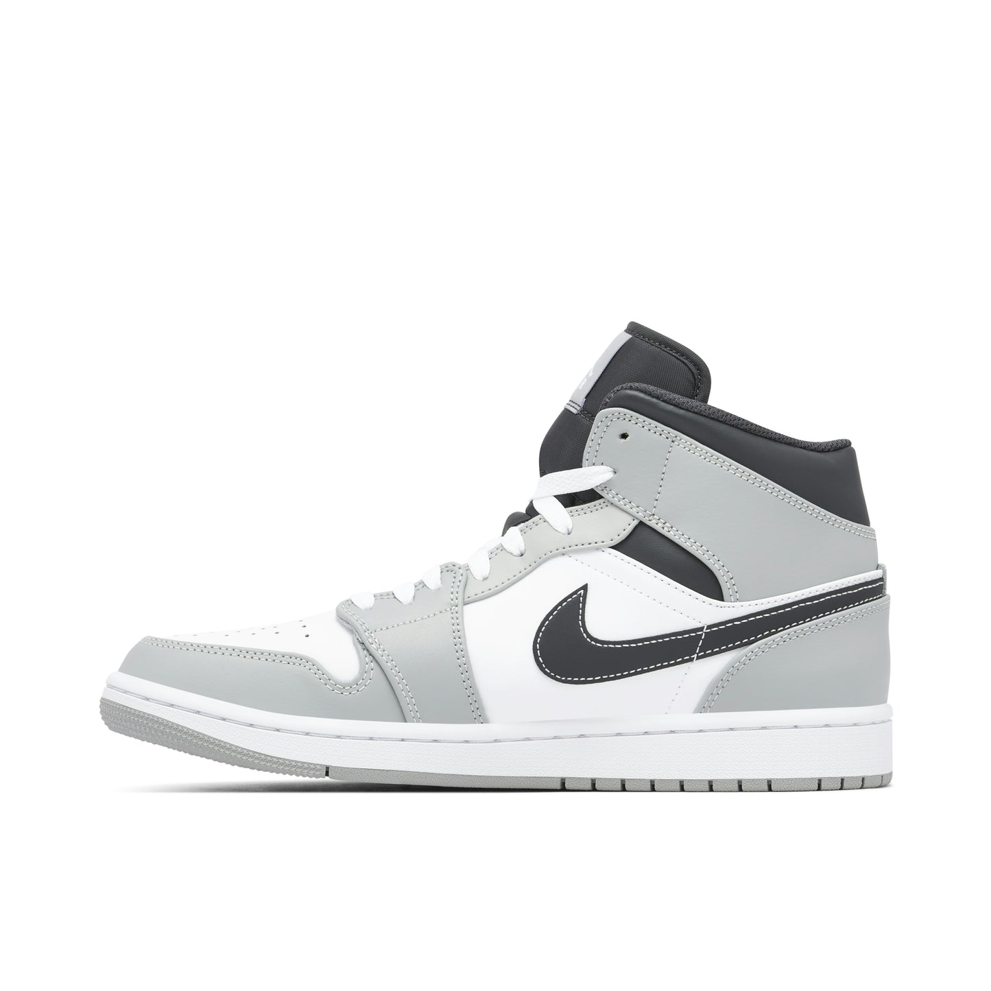 Air Jordan 1 Mid Smoke Grey Black