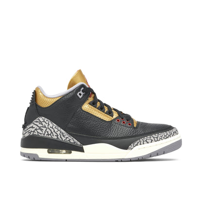 Air Jordan 3 Retro Black Cement Gold (Women's)
