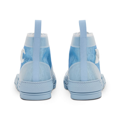 Dior B23 High Daniel Arsham Oblique Light Blue