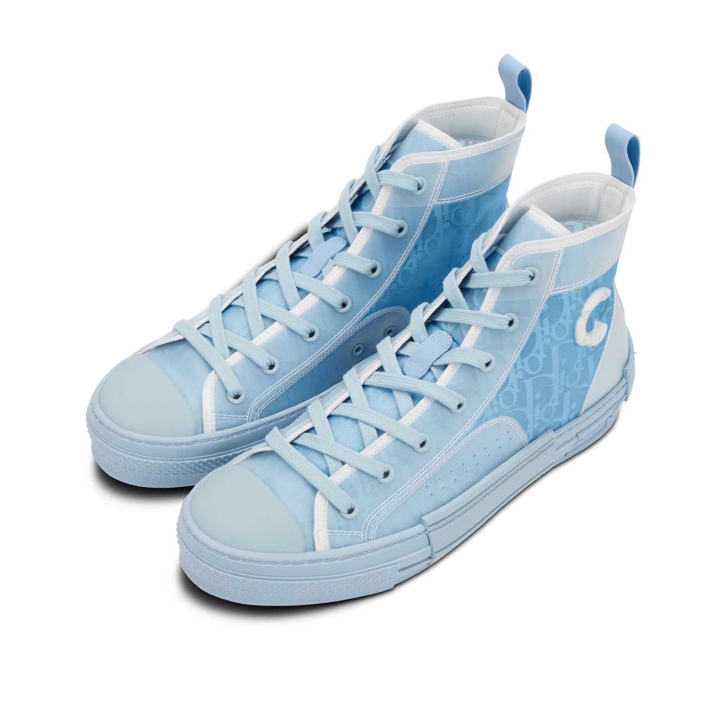 Dior B23 High Daniel Arsham Oblique Light Blue