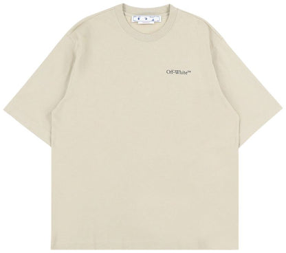 Off-White Caravaggio Crowning Skate Tee Dark Sand Off White