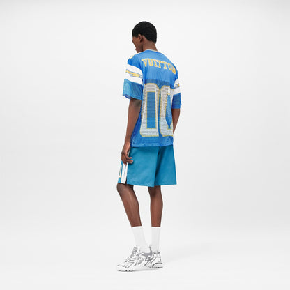 Louis Vuitton Sporty Jersey Short with Patch Blue