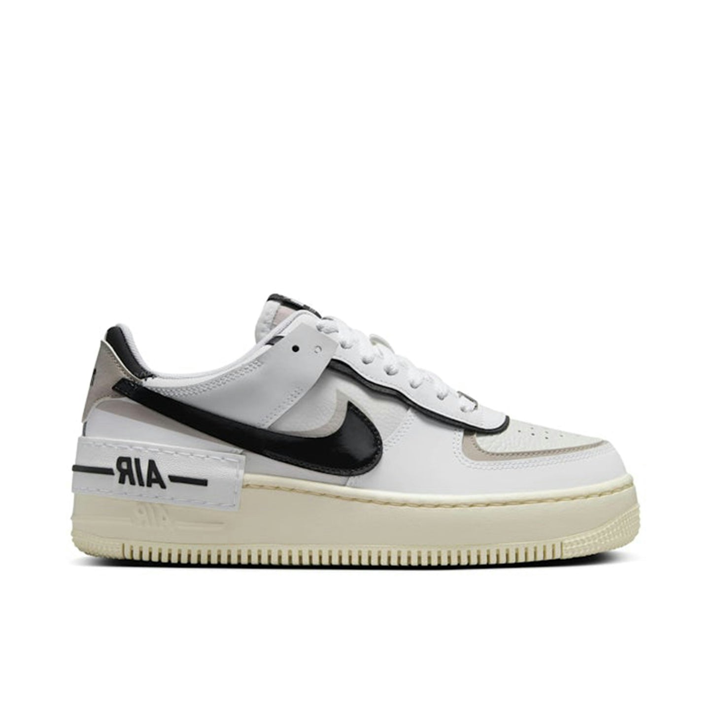 Nike Air Force 1 Low Shadow White College Grey Platinum Tint Off Noir - Womens