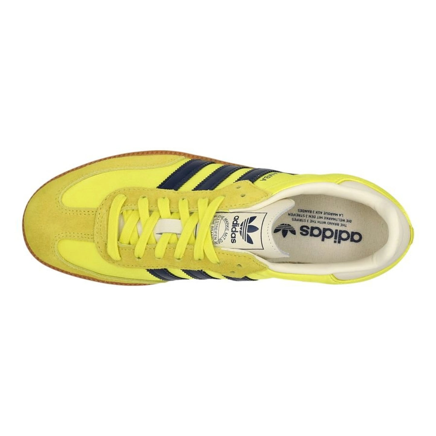 Adidas Samba OG Shock Yellow Night Indigo Womens