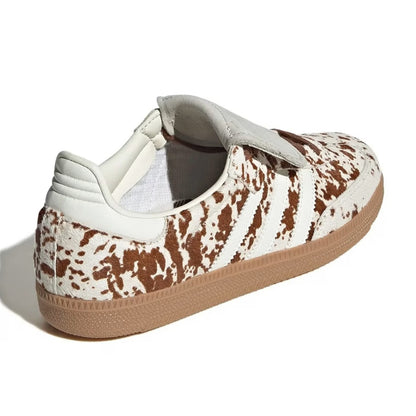 Adidas Samba LT Cow Print Brown White Womens