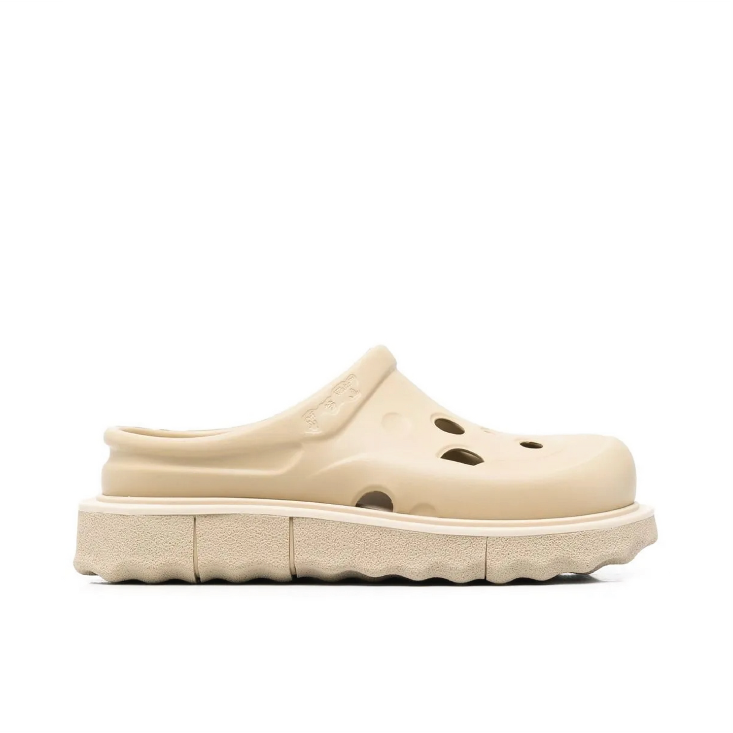 Off White Spongesole Meteor Clogs Neutrals Sponge Sole Meteor Slipper Beige