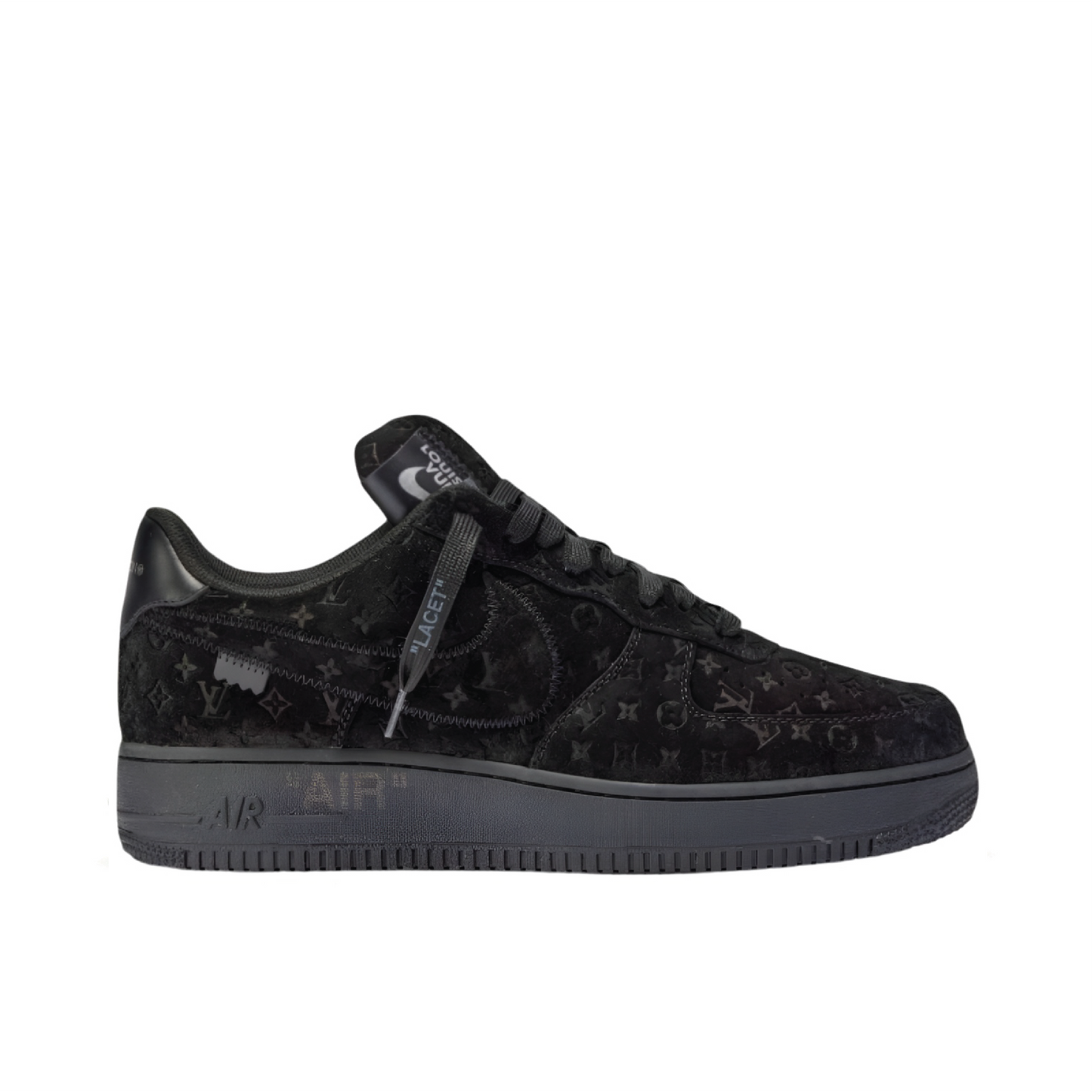 Nike Air Force 1 Low Louis Vuitton By Virgil Abloh Black