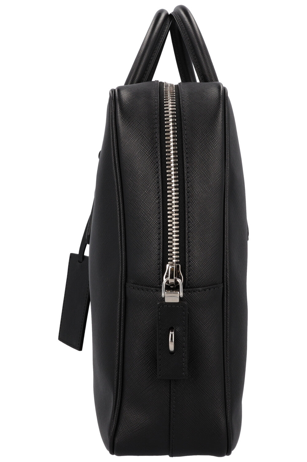 Prada Saffiano Briefcase Leather Black