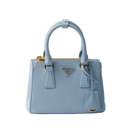 Prada Galleria Saffiano Lux leather micro bag Piccola Borsa Astrale