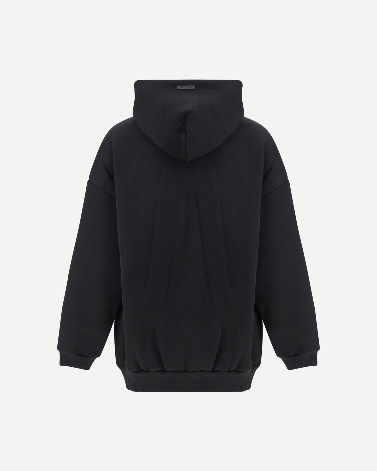 Fear of God cotton-nylon zip-up hoodie black