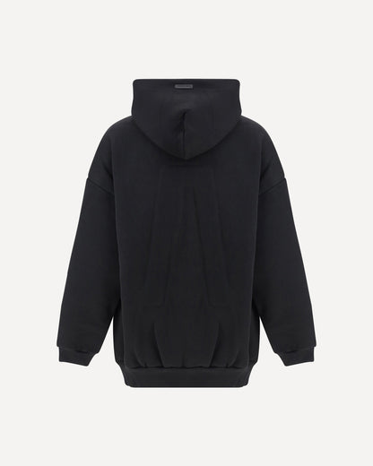 Fear of God cotton-nylon zip-up hoodie black